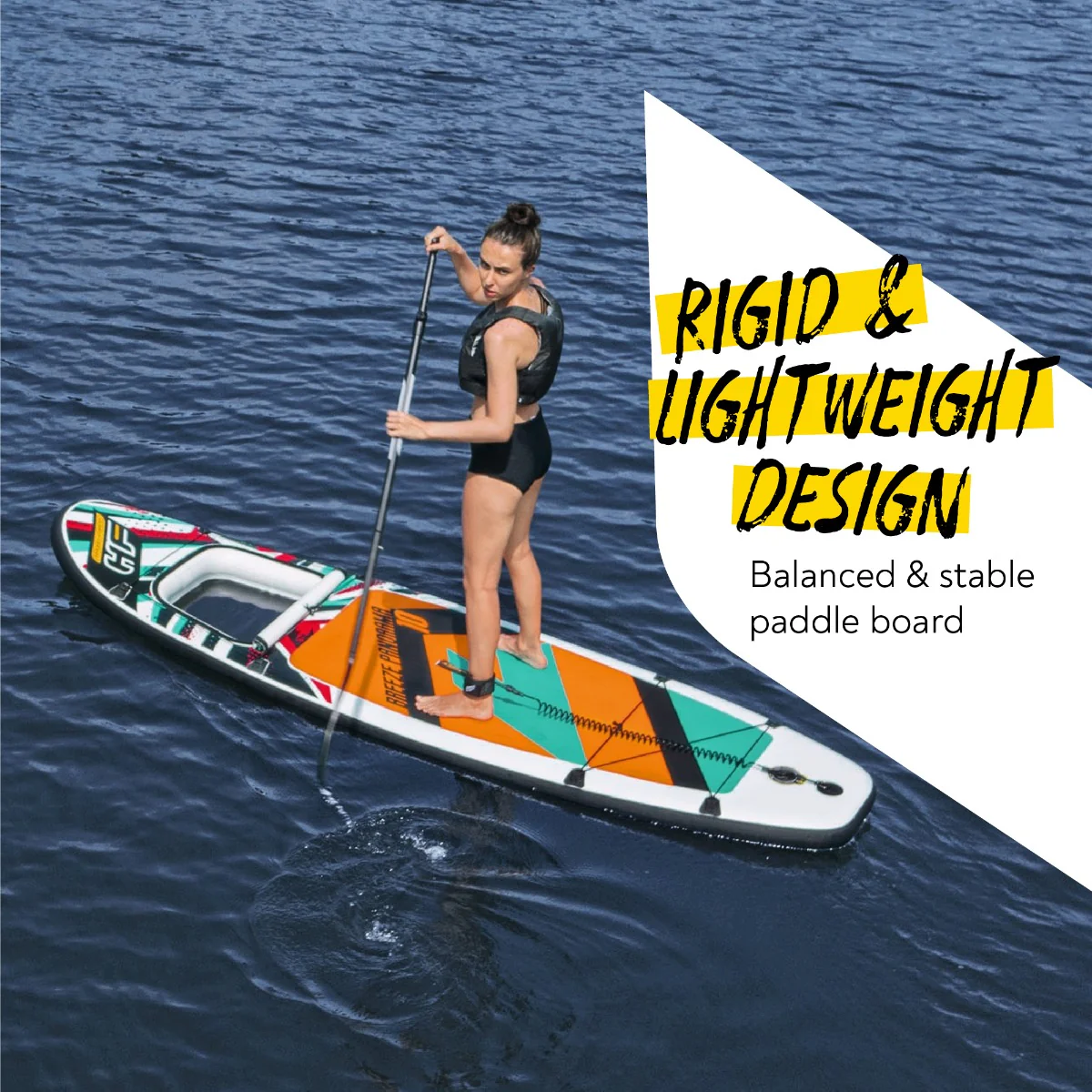 Hydro-Force 10ft SUP Inflatable Paddle Board Set  Breeze Panorama - Image 3