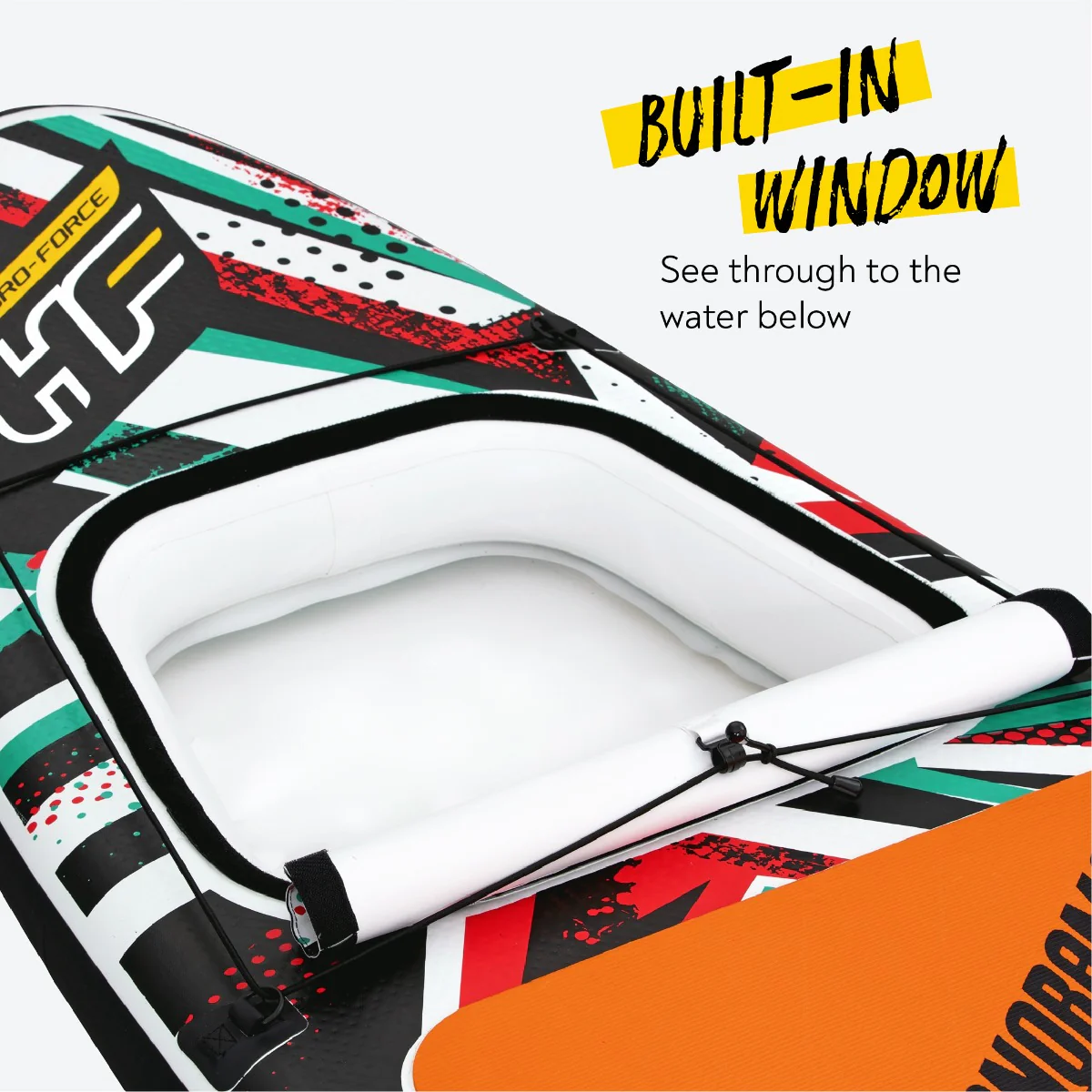 Hydro-Force 10ft SUP Inflatable Paddle Board Set  Breeze Panorama - Image 4