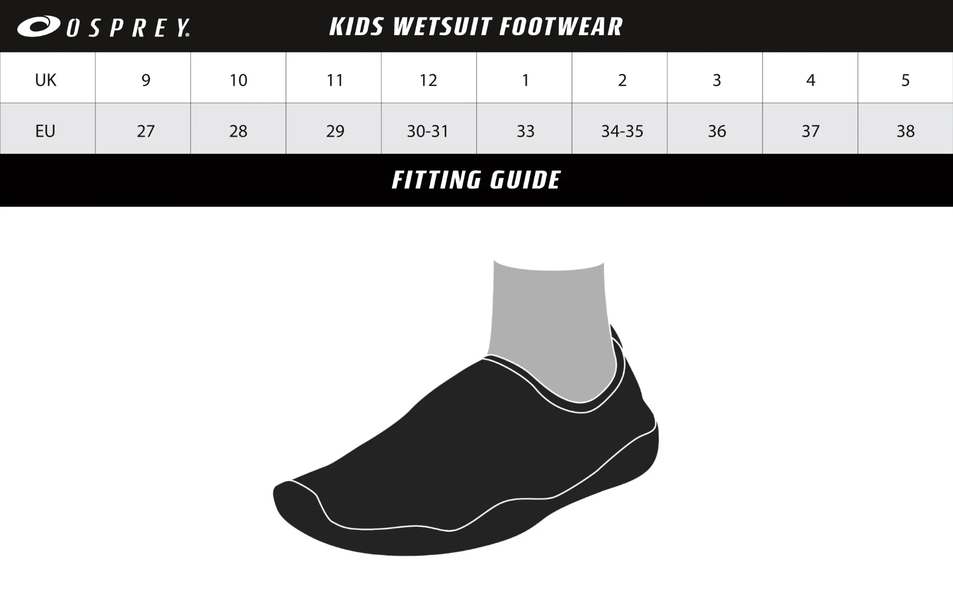 Junior 2mm Wetsuit Boots - Black - Image 6