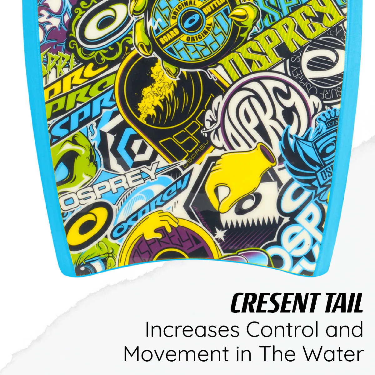 33” Kids Bodyboard – Blue - Image 4