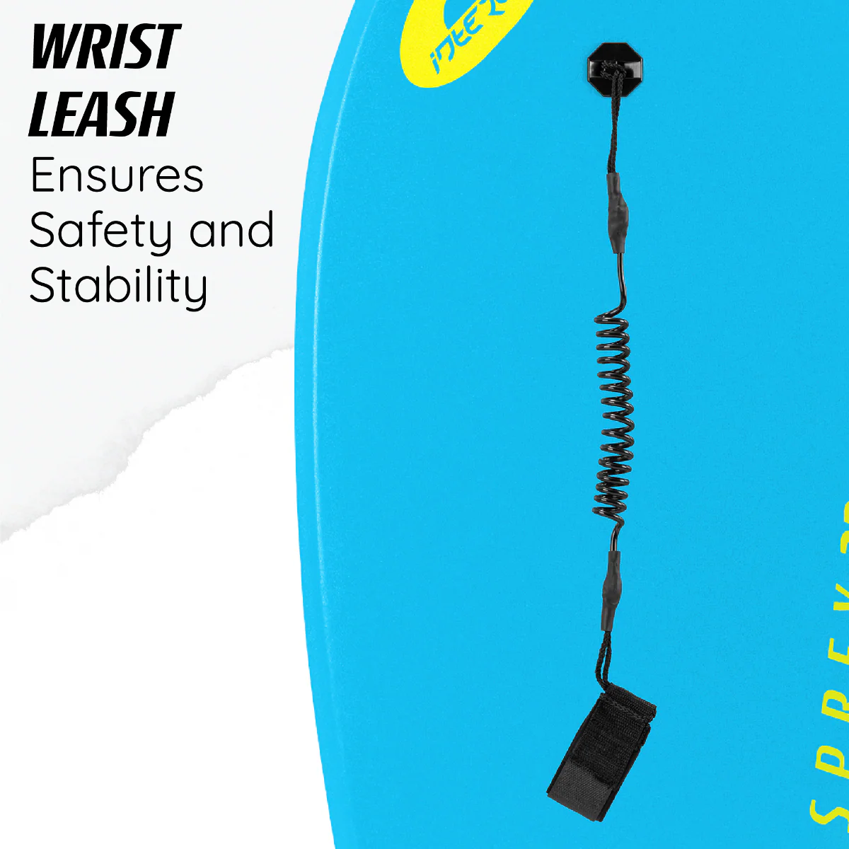 33” Kids Bodyboard – Interceptor Blue - Image 4