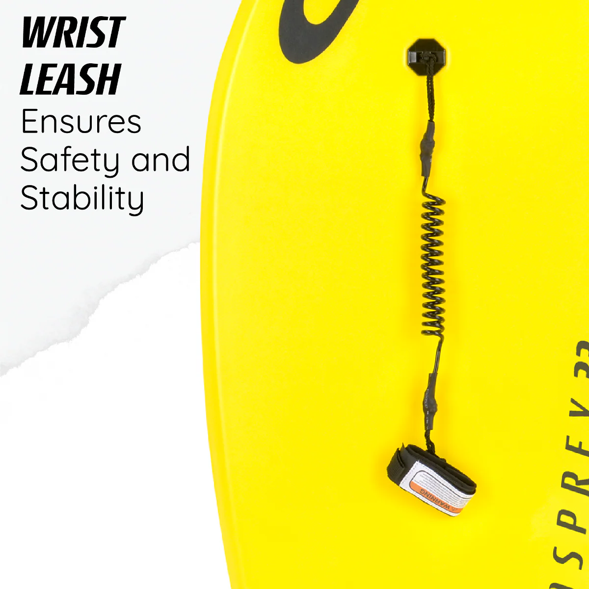 33” Kids Bodyboard – Yellow - Image 5