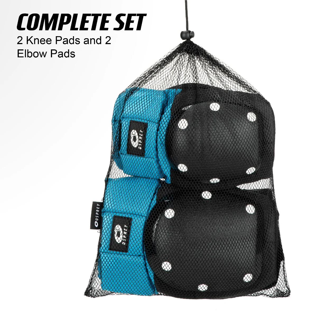 4 Piece Combo Skate Pad Set, Knee and Elbow Protection Gear - Image 6