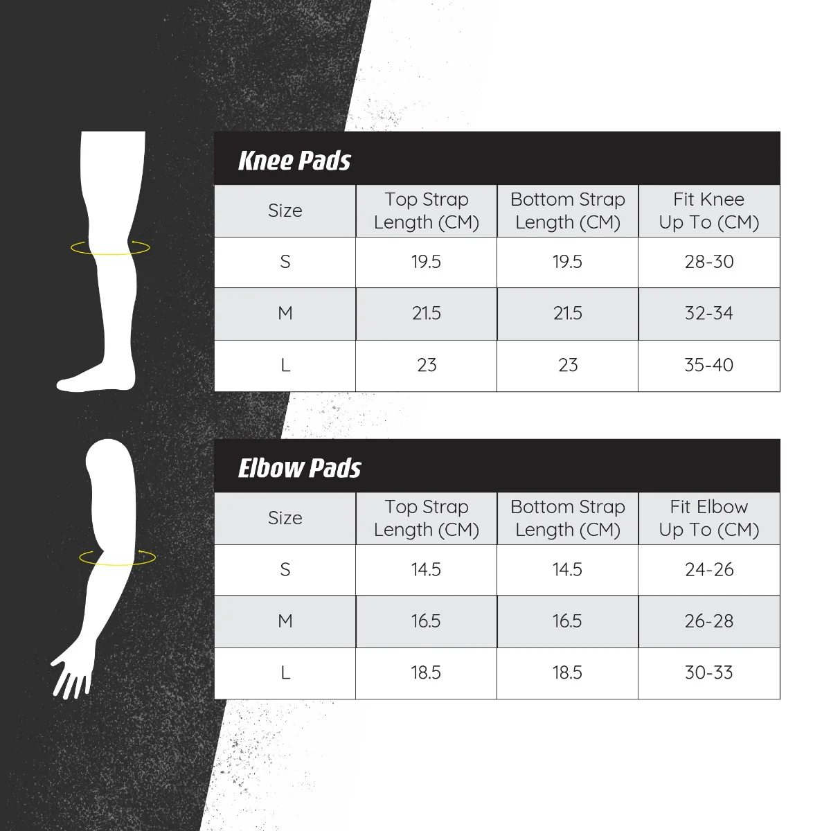 4 Piece Combo Skate Pad Set, Knee and Elbow Protection Gear - Image 7