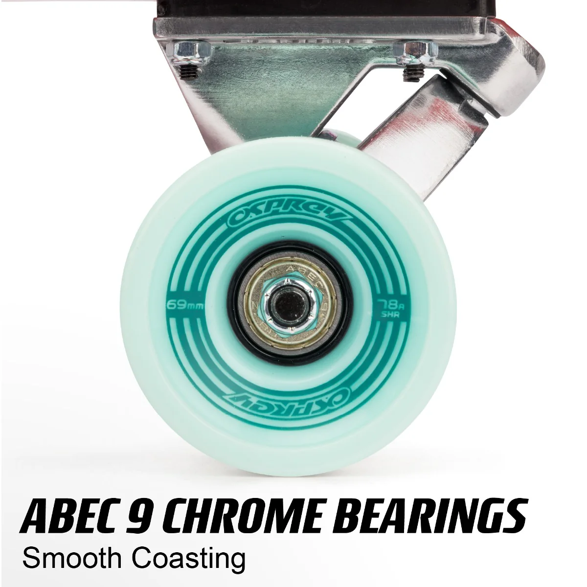 40" Pintail Longboard Skateboard - Wood Gradient - Image 6