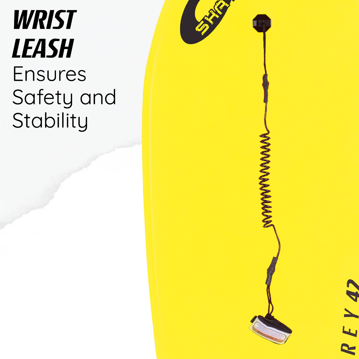 42” Bodyboard – Shatter Yellow - Image 3