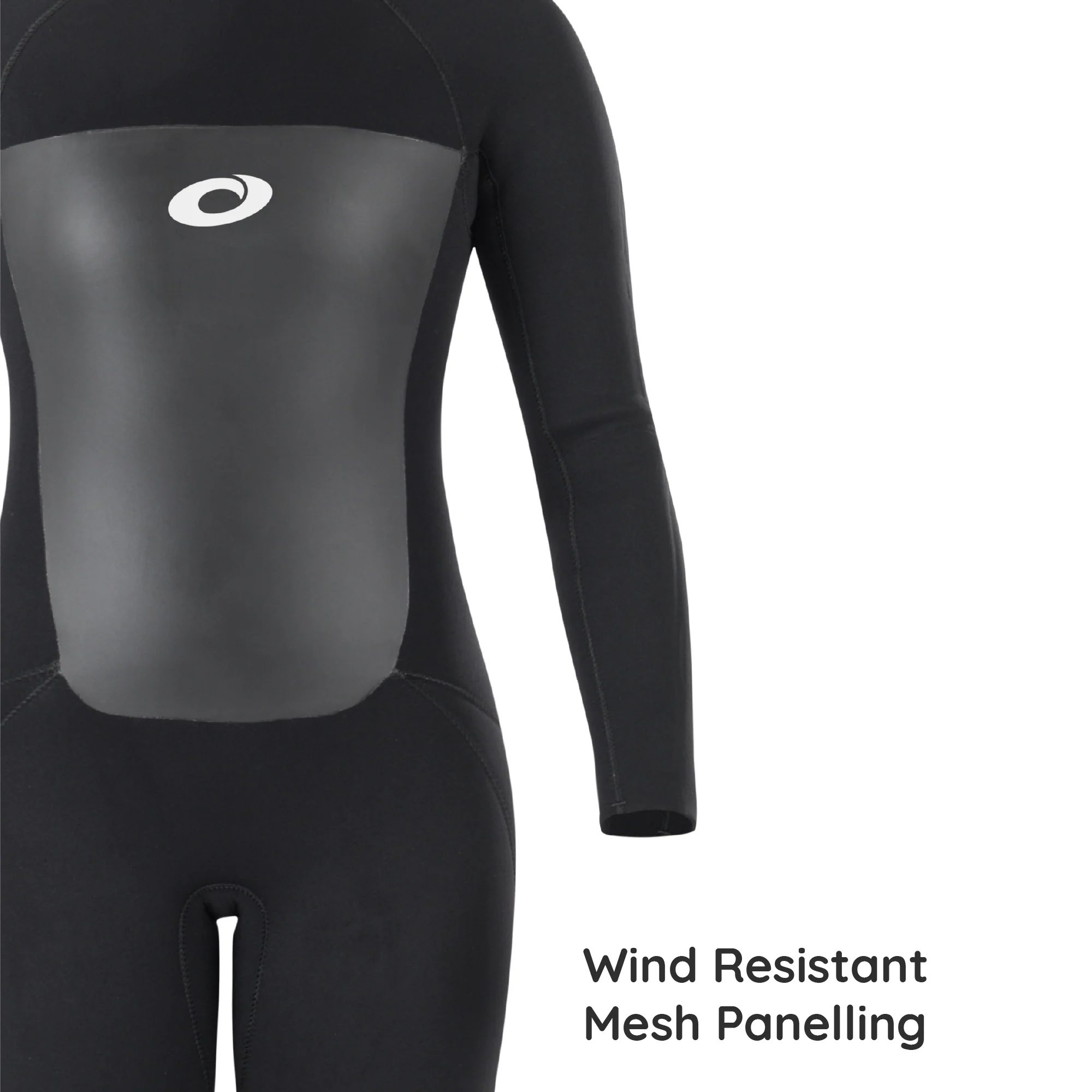 Womens 5mm Origin Full Length  Wetsuit - Black - Image 4