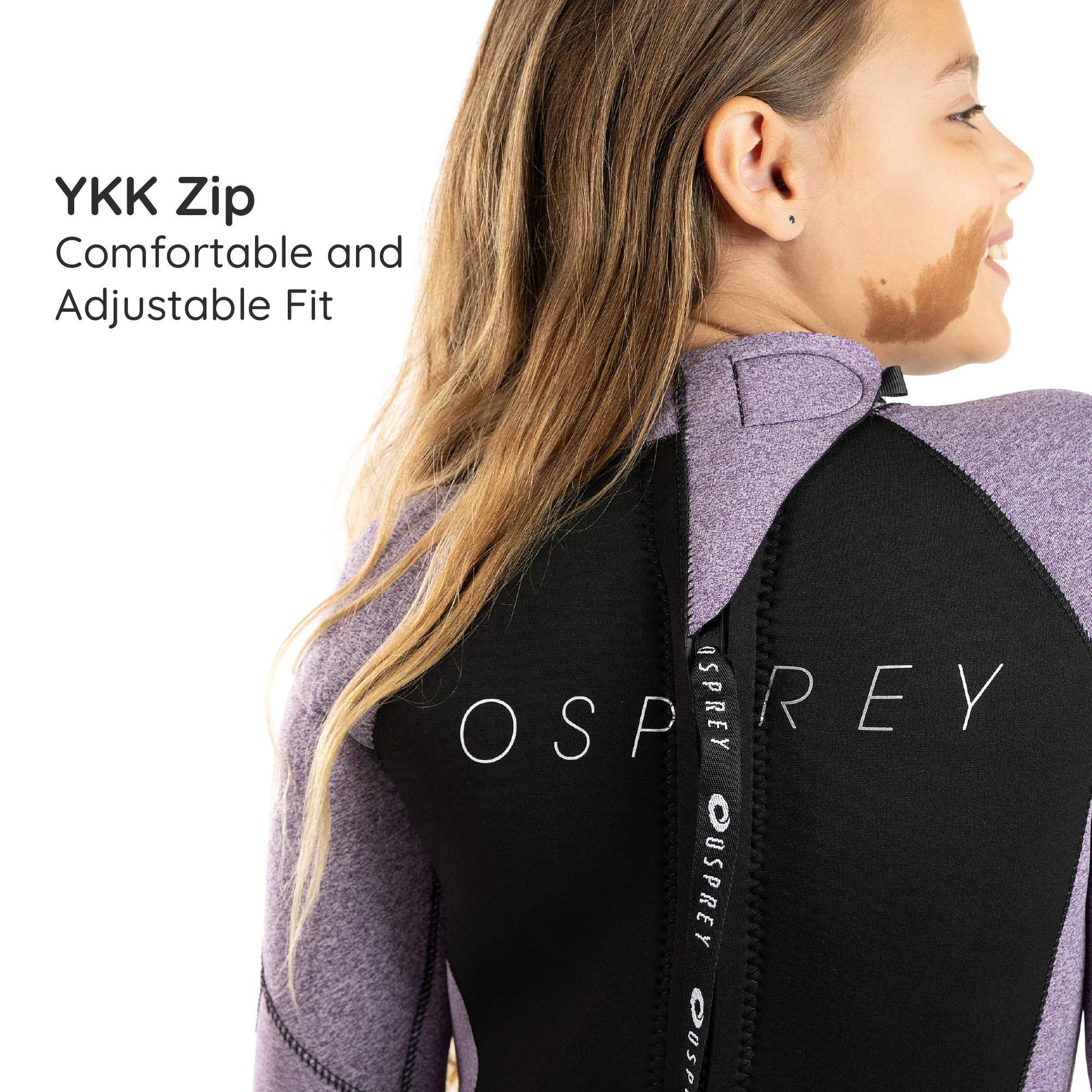 Kids 5mm Zero Full Length Wetsuit - Purple - Image 4