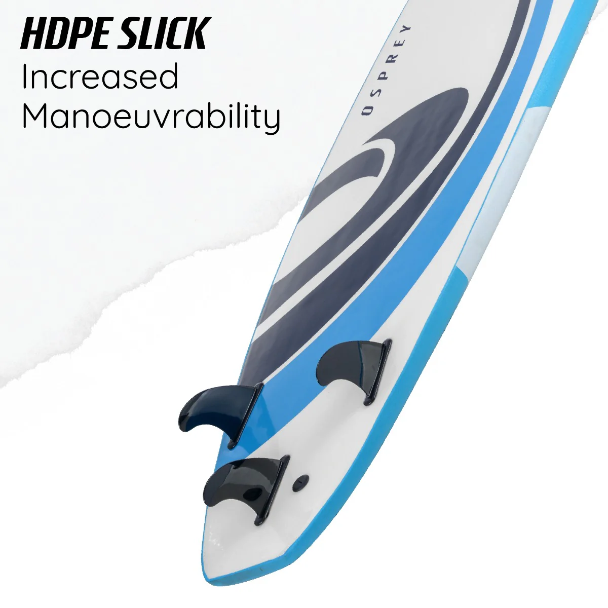 8ft 2in Foam Surfboard - Logo - Image 4