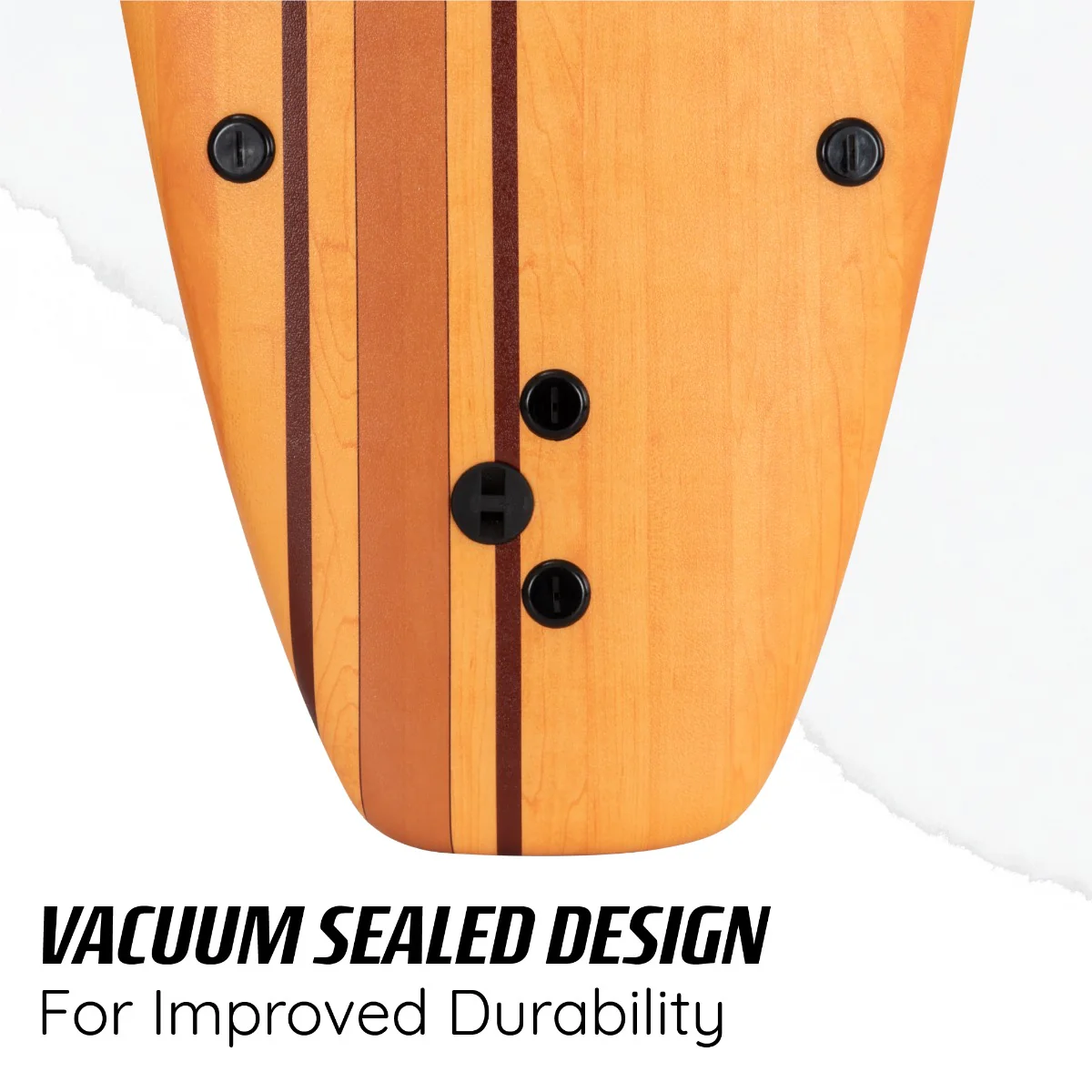 8ft 2in Foam Surfboard - Pinstripe - Image 4