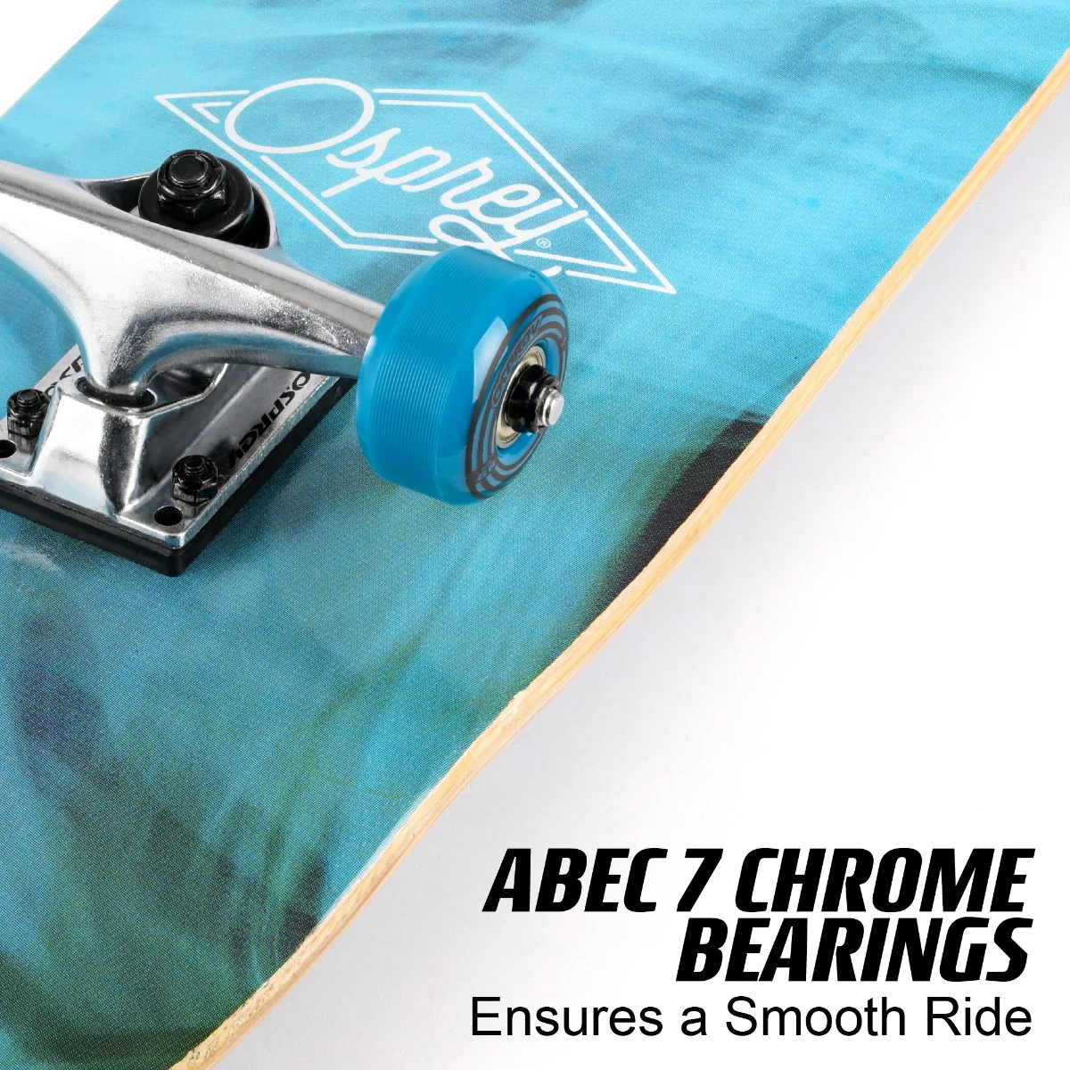 8" x 31" Complete Double Kick Skateboard - Emulsion - Image 5