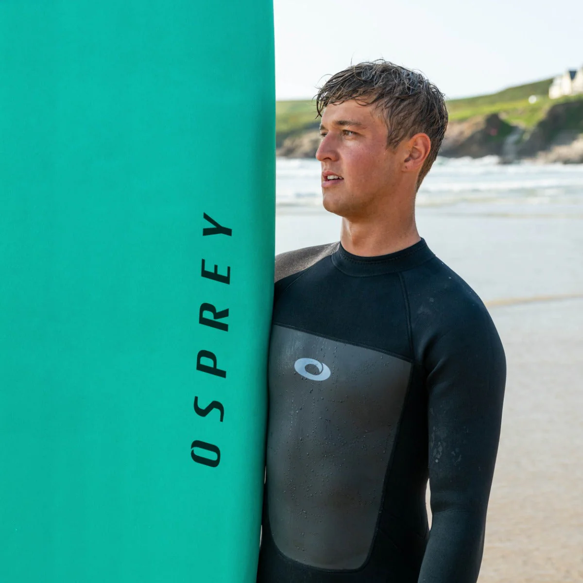 8ft 2in Foam Surfboard - Mint - Image 3