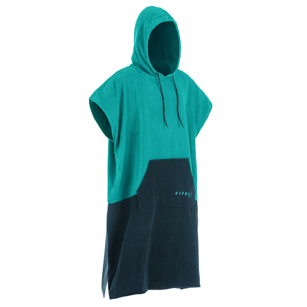 Adult Hooded Poncho Towel - Aqua - Image 7