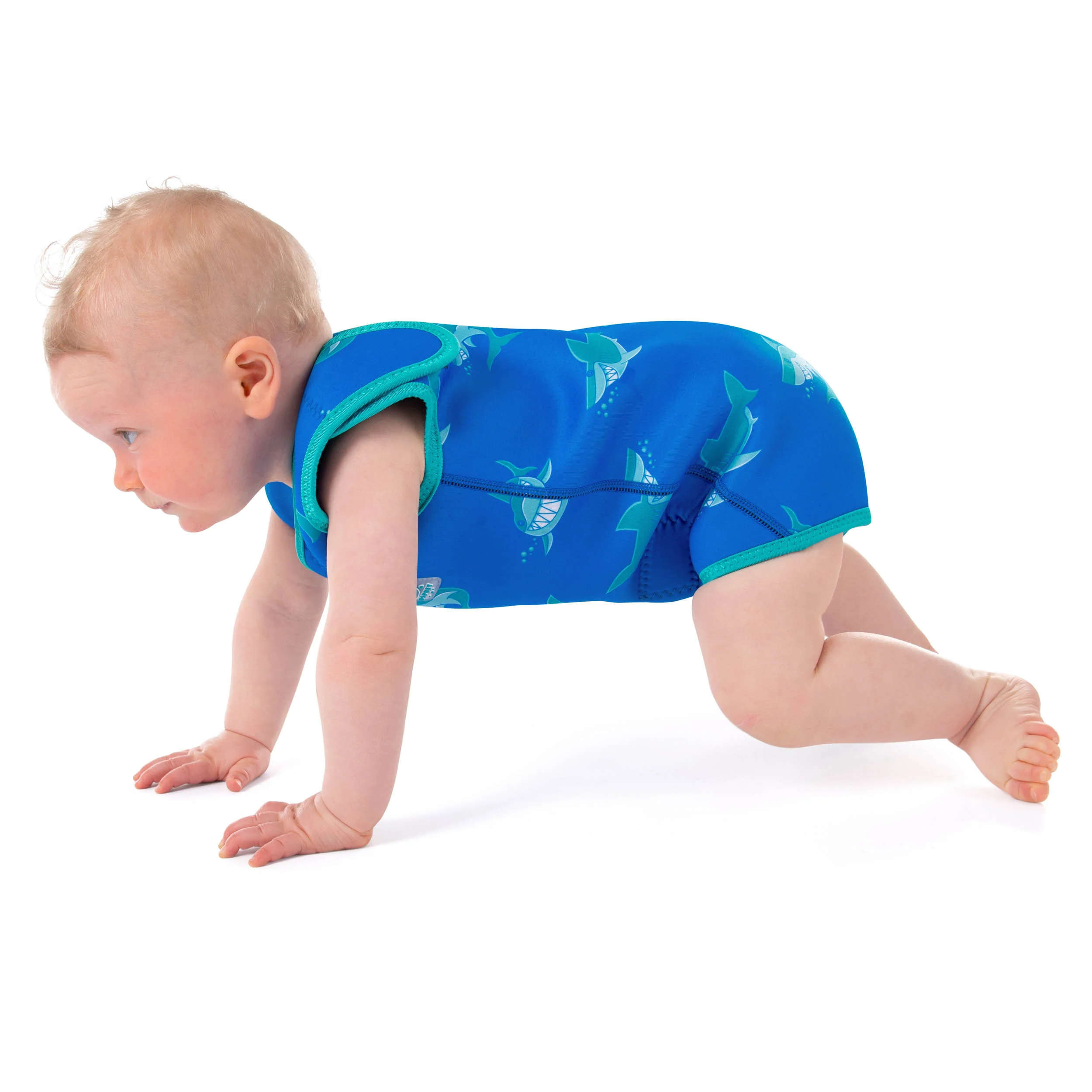 Baby Wetsuit Wrap - Shark Blue - Image 3