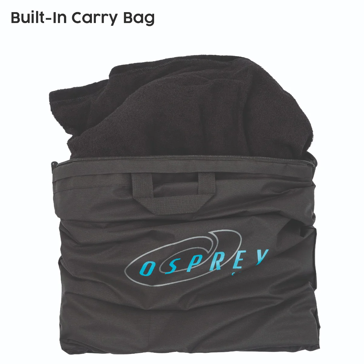 Adult Hooded Poncho Towel - Blue - Image 6