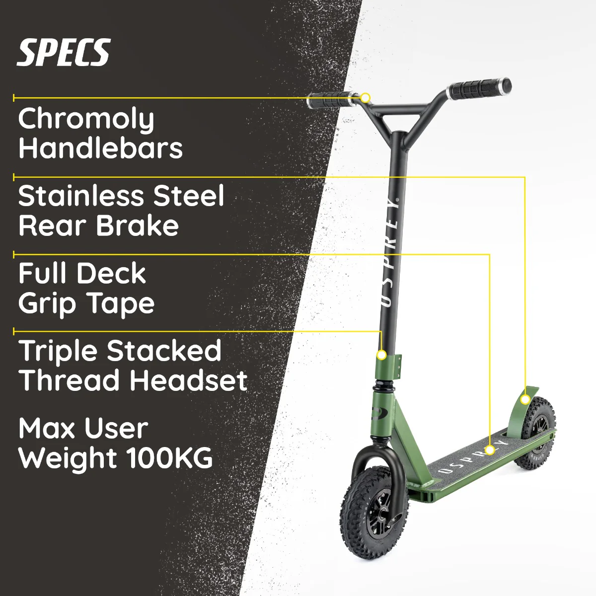 Dirt Scooter - Nato Green - Image 5