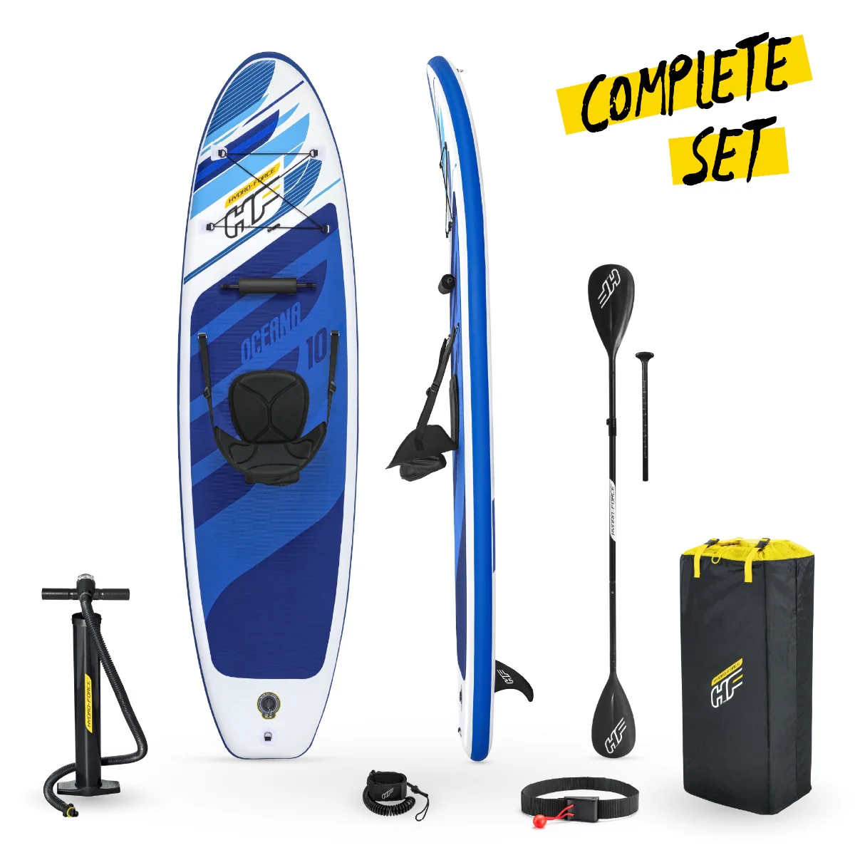Hydro-Force 10FT SUP Inflatable Stand up Paddle Board Set  Oceana - Image 7