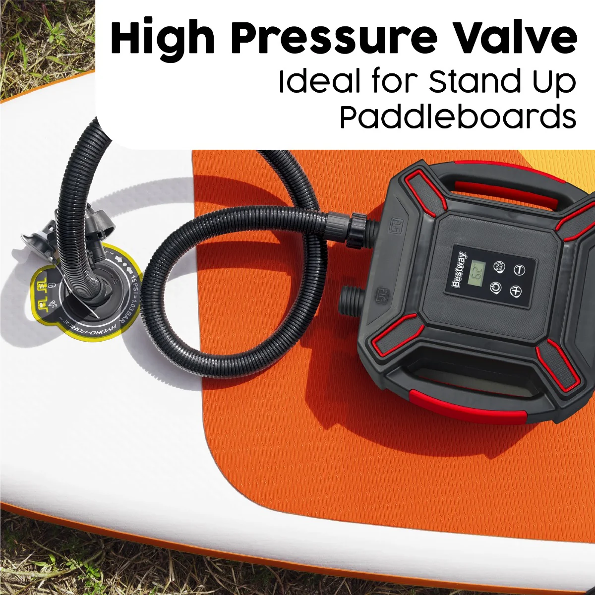 Hydro-Force Powergrip Sport High-Pressure DC Electric Air Pump - Image 6