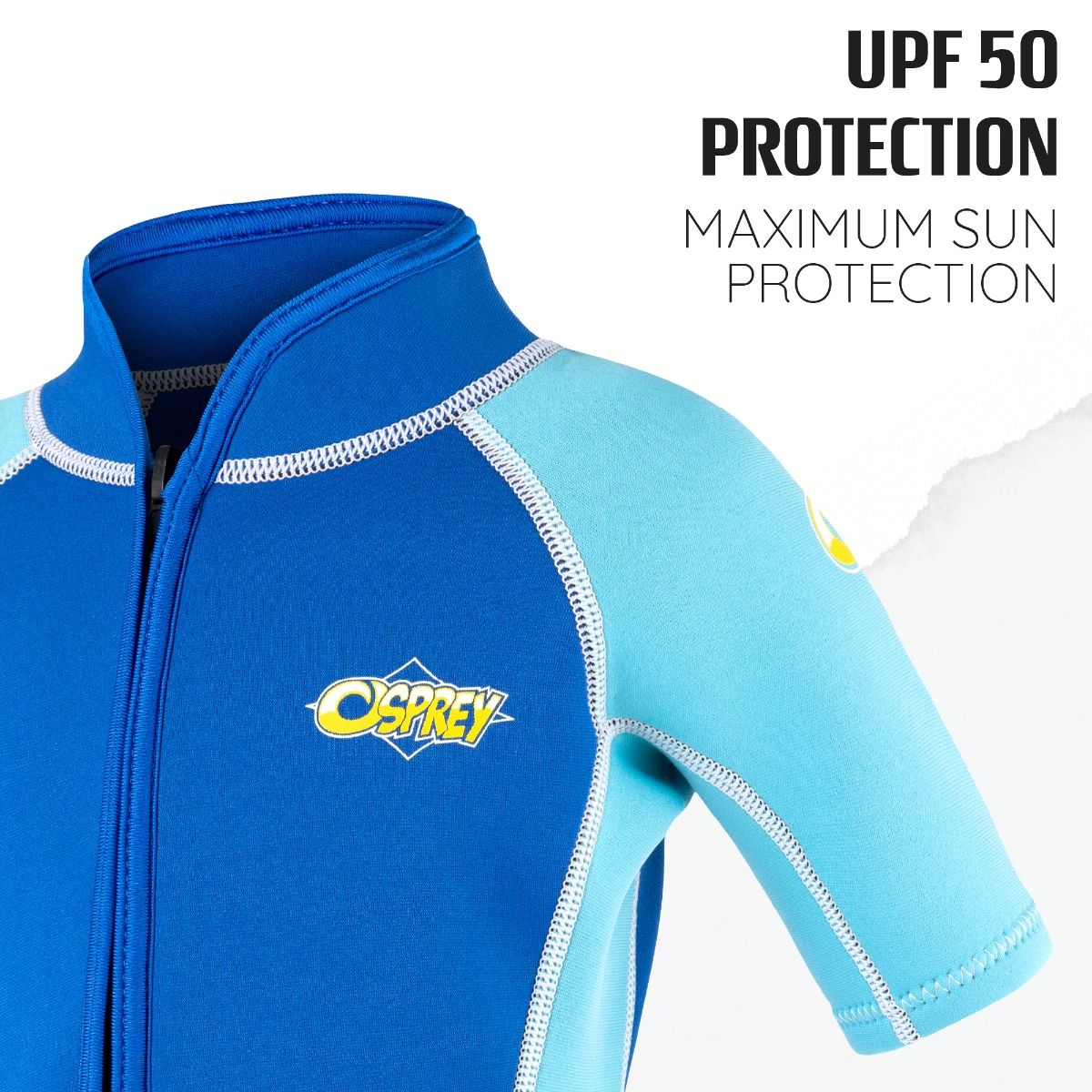 Infants 3mm Shorty Wetsuit - Blue - Image 3