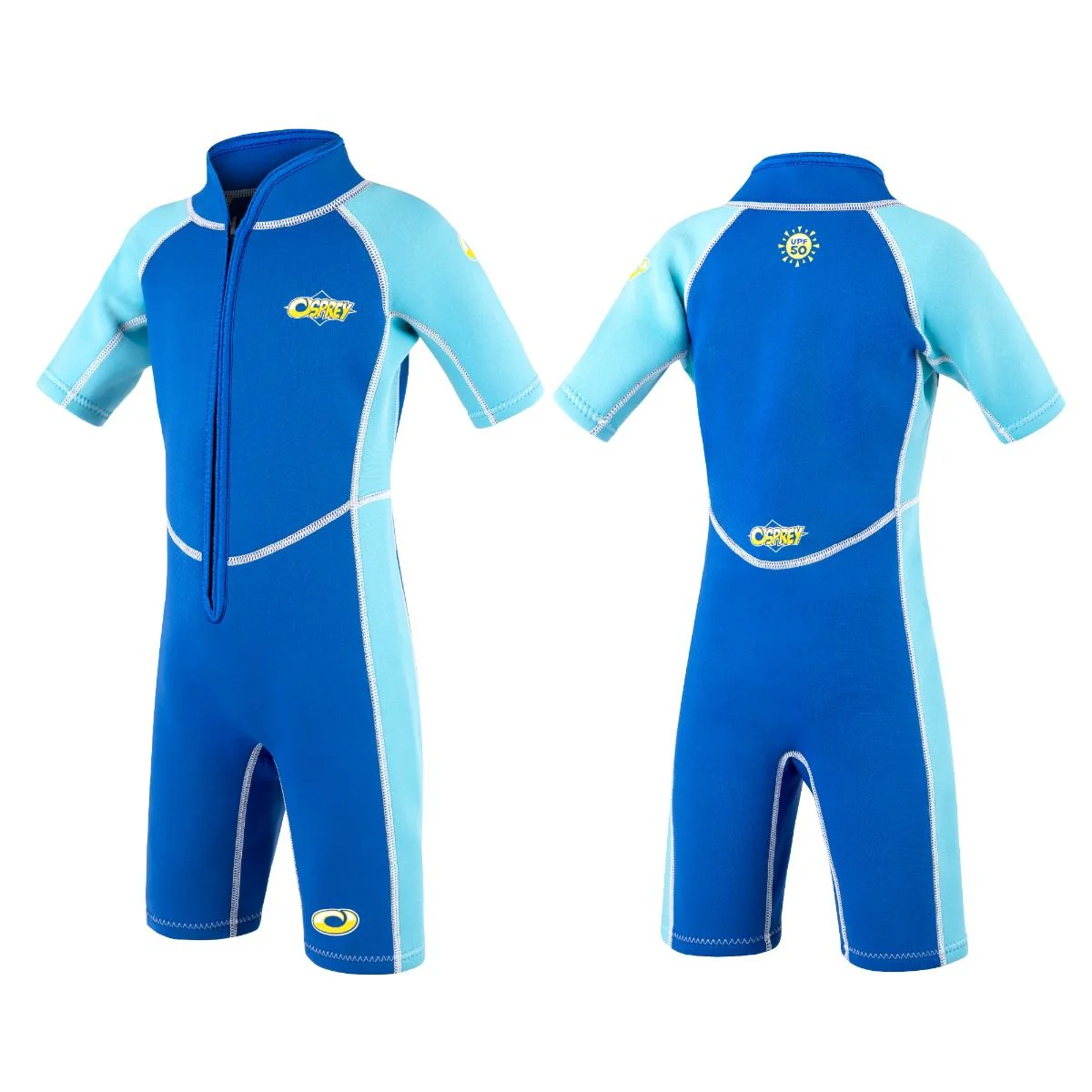 Infants 3mm Shorty Wetsuit - Blue - Image 7