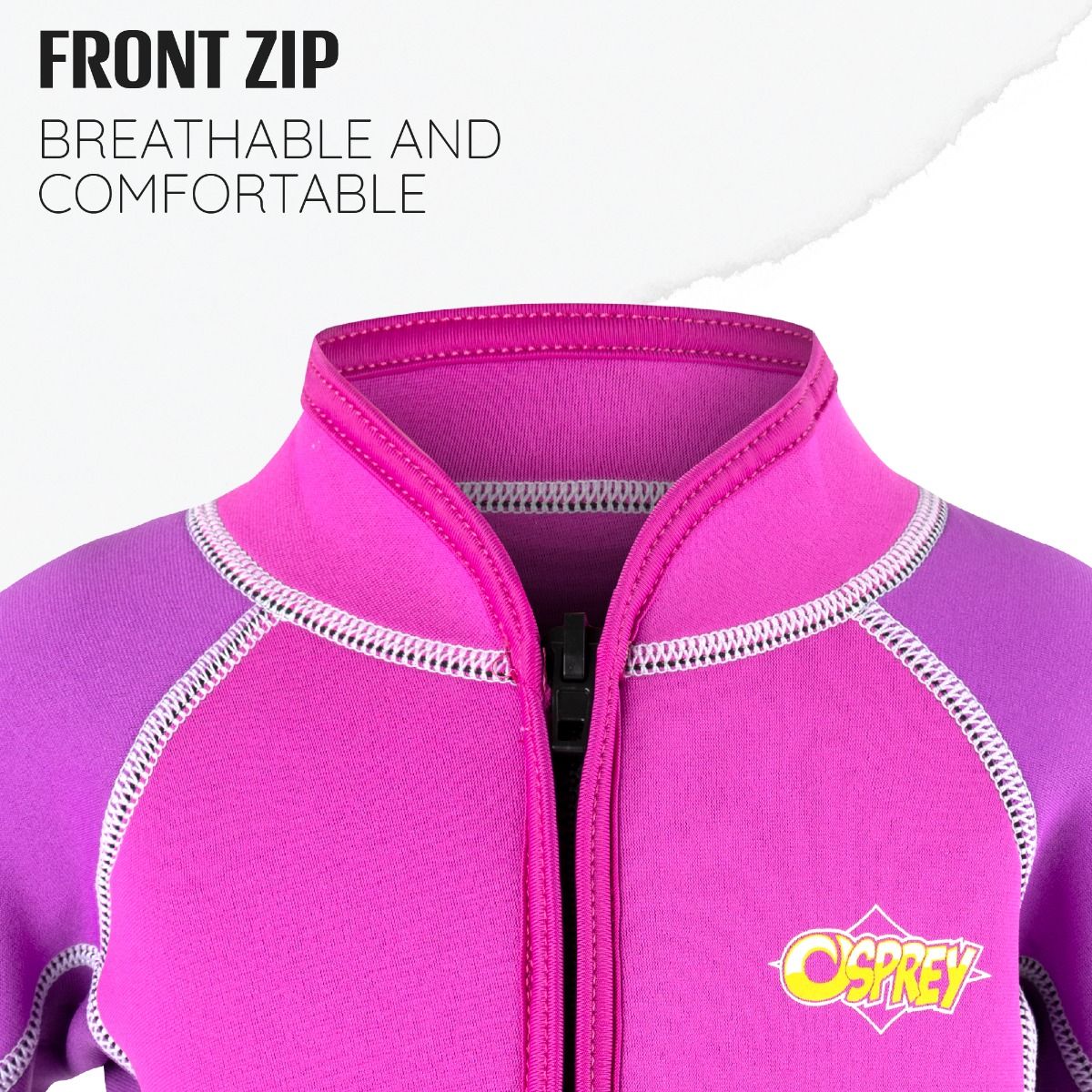 Infants 3mm Shorty Wetsuit - Pink - Image 5