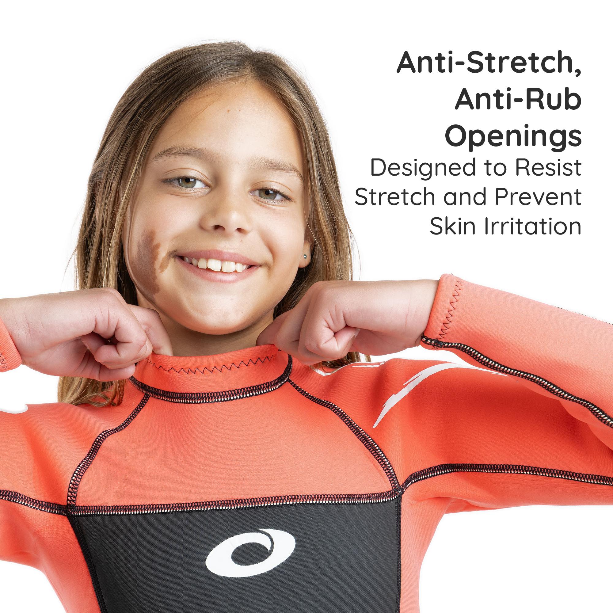 Kids 3mm Origin Full Length Summer Wetsuit - Neon Pink - Image 3