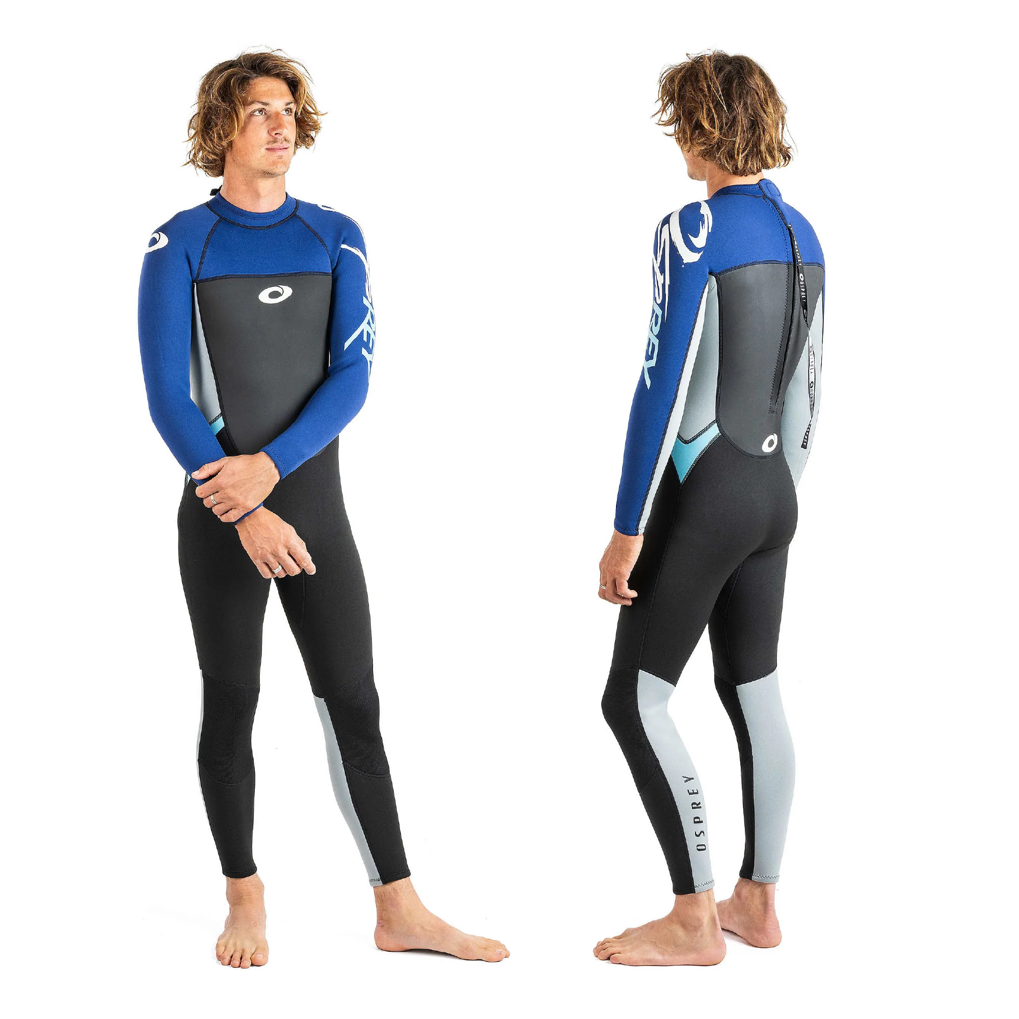Mens 3mm Origin Full Length Wetsuit - Navy - Image 6