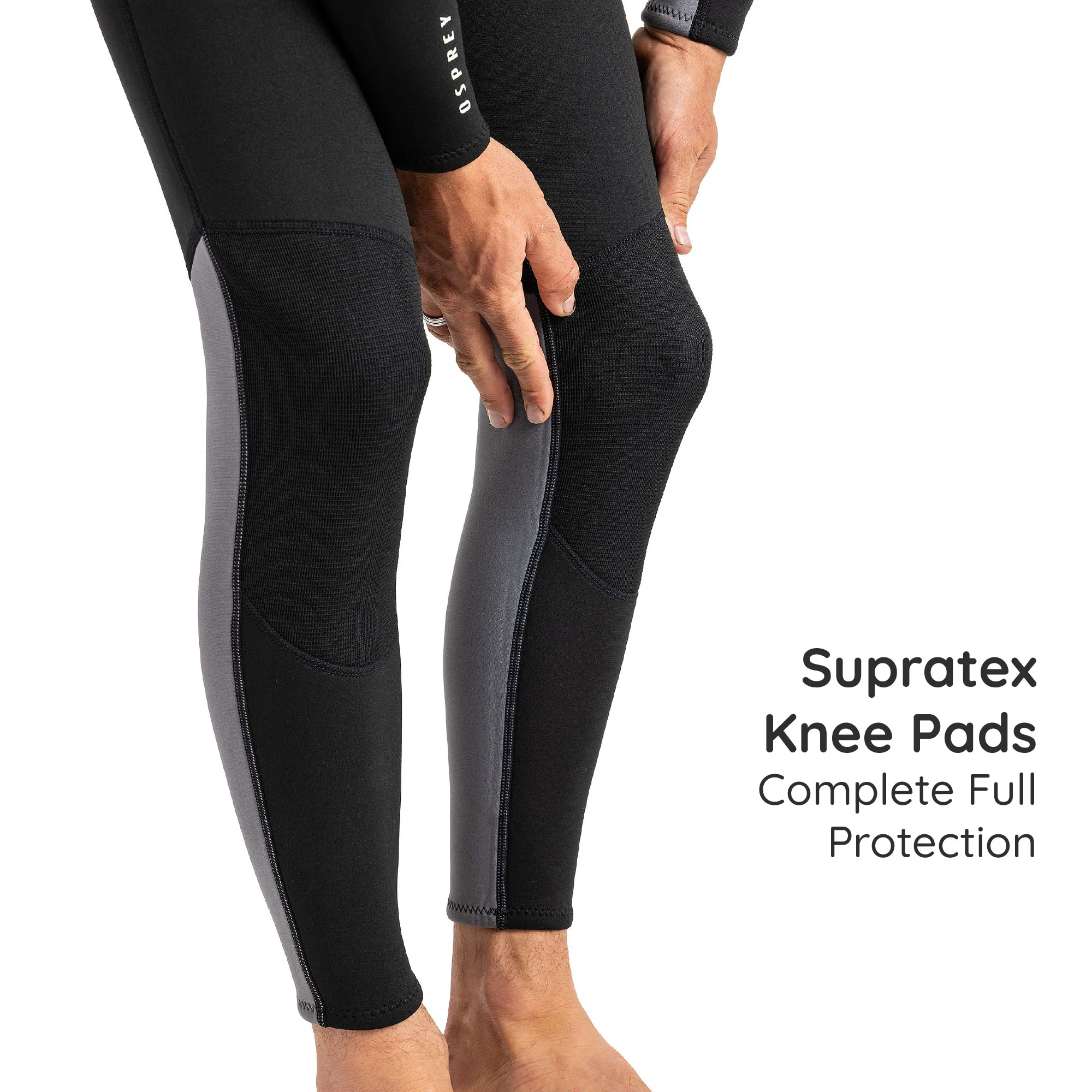 Mens 3mm Origin Full Length  Wetsuit - Red - Image 4