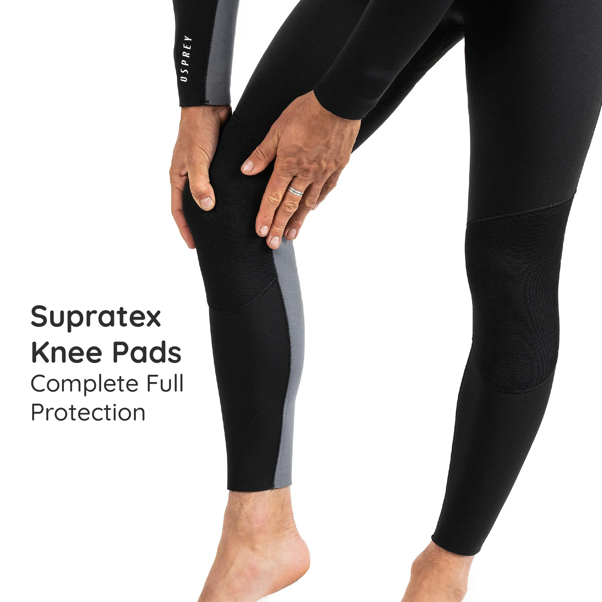 Mens 5mm Origin Full Length Wetsuit - Red - Image 5