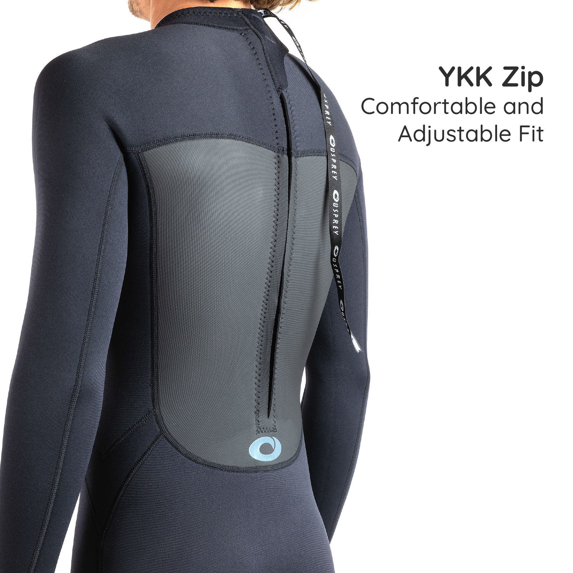 Mens 3mm Origin Full Length  Wetsuit - Black - Image 3