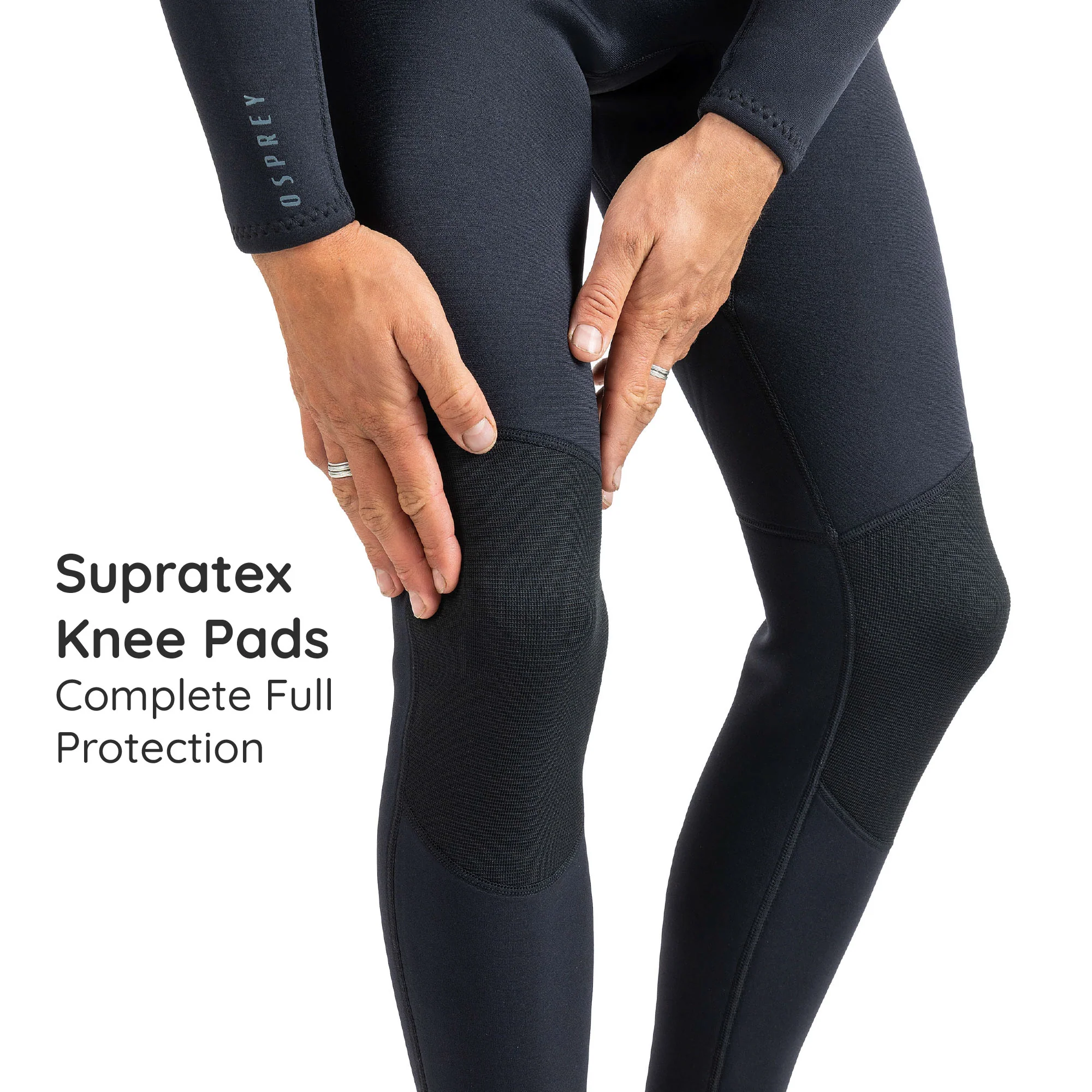 Mens 3mm Origin Full Length  Wetsuit - Black - Image 5