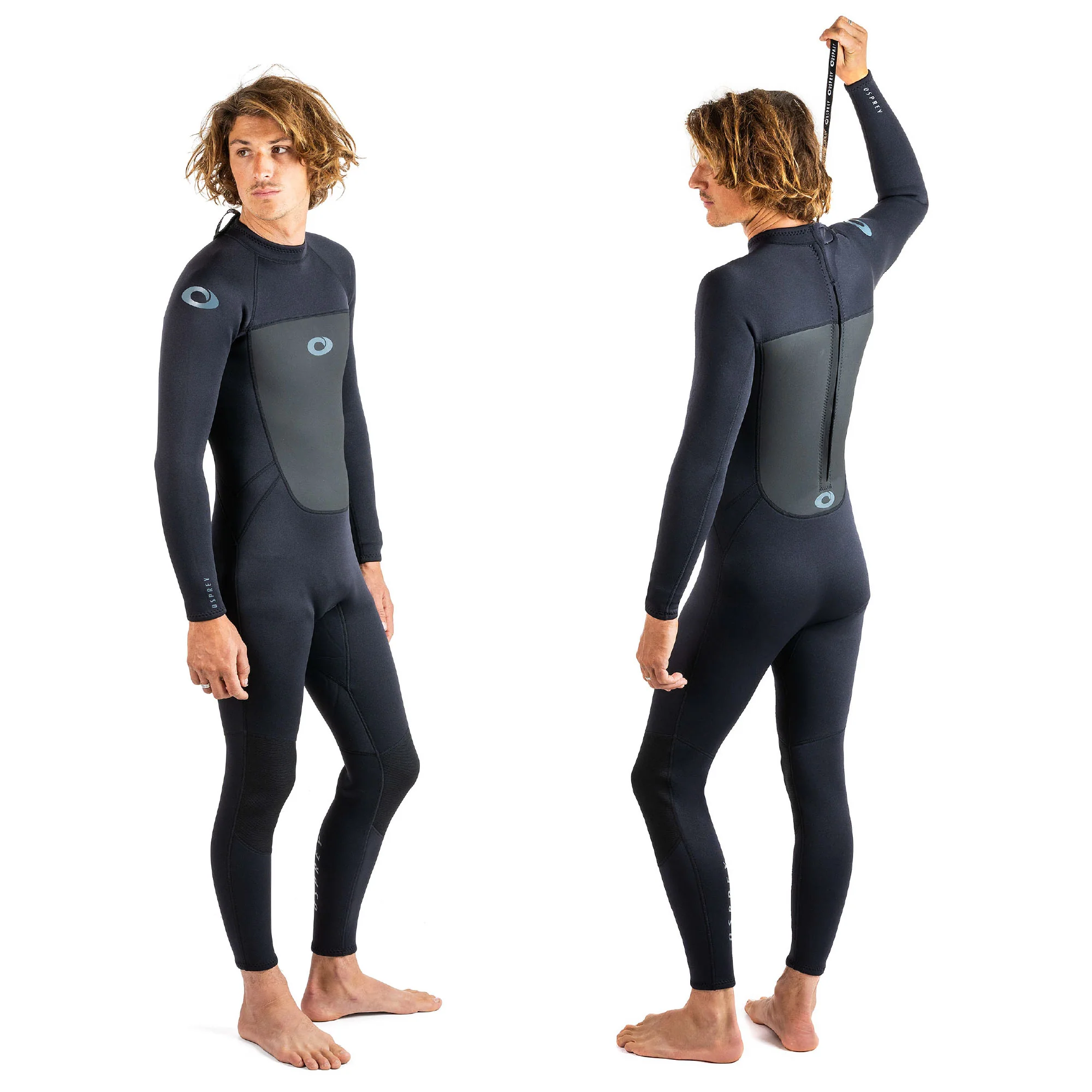 Mens 3mm Origin Full Length  Wetsuit - Black - Image 6