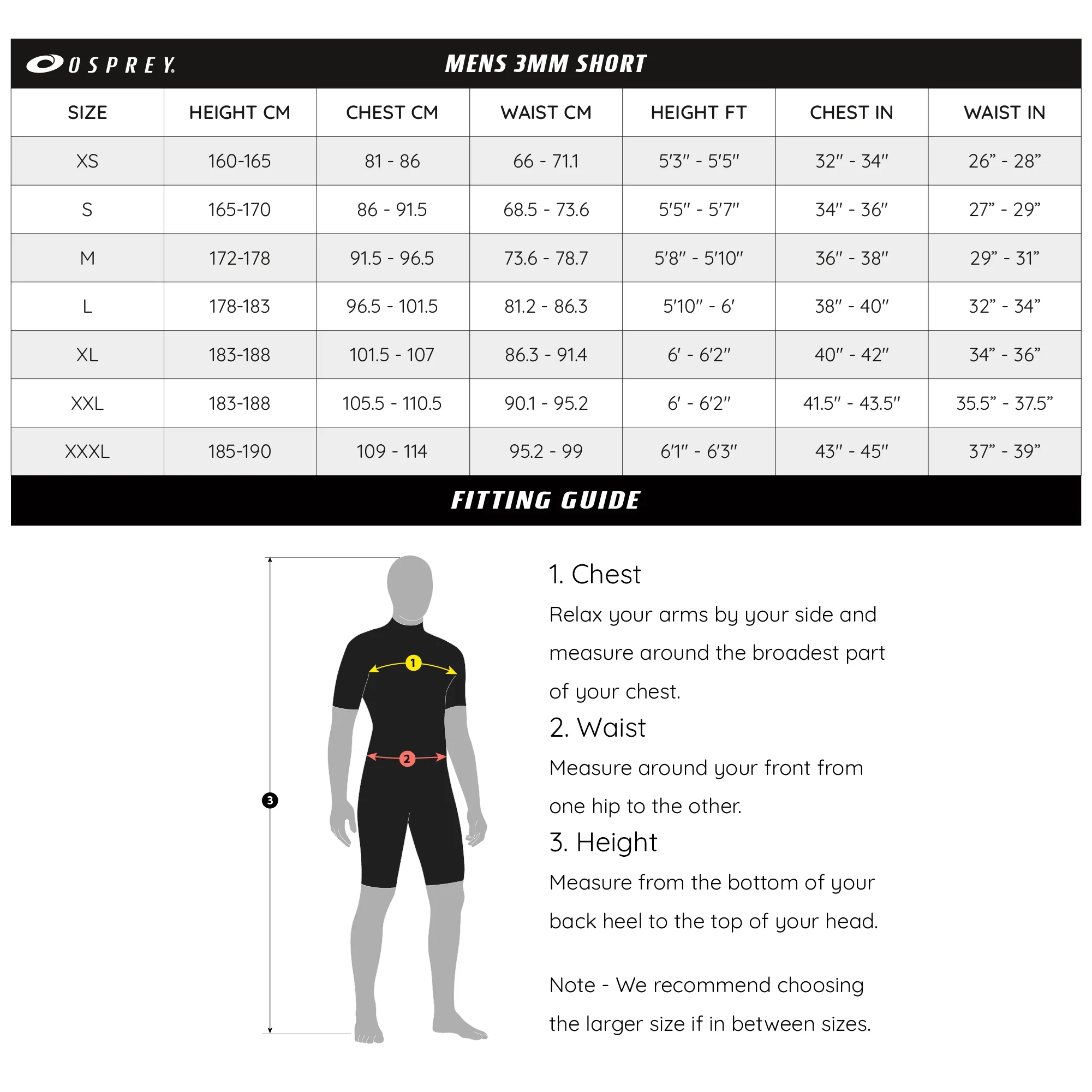 Mens 3mm Origin Shorty  Wetsuit - Black - Image 7