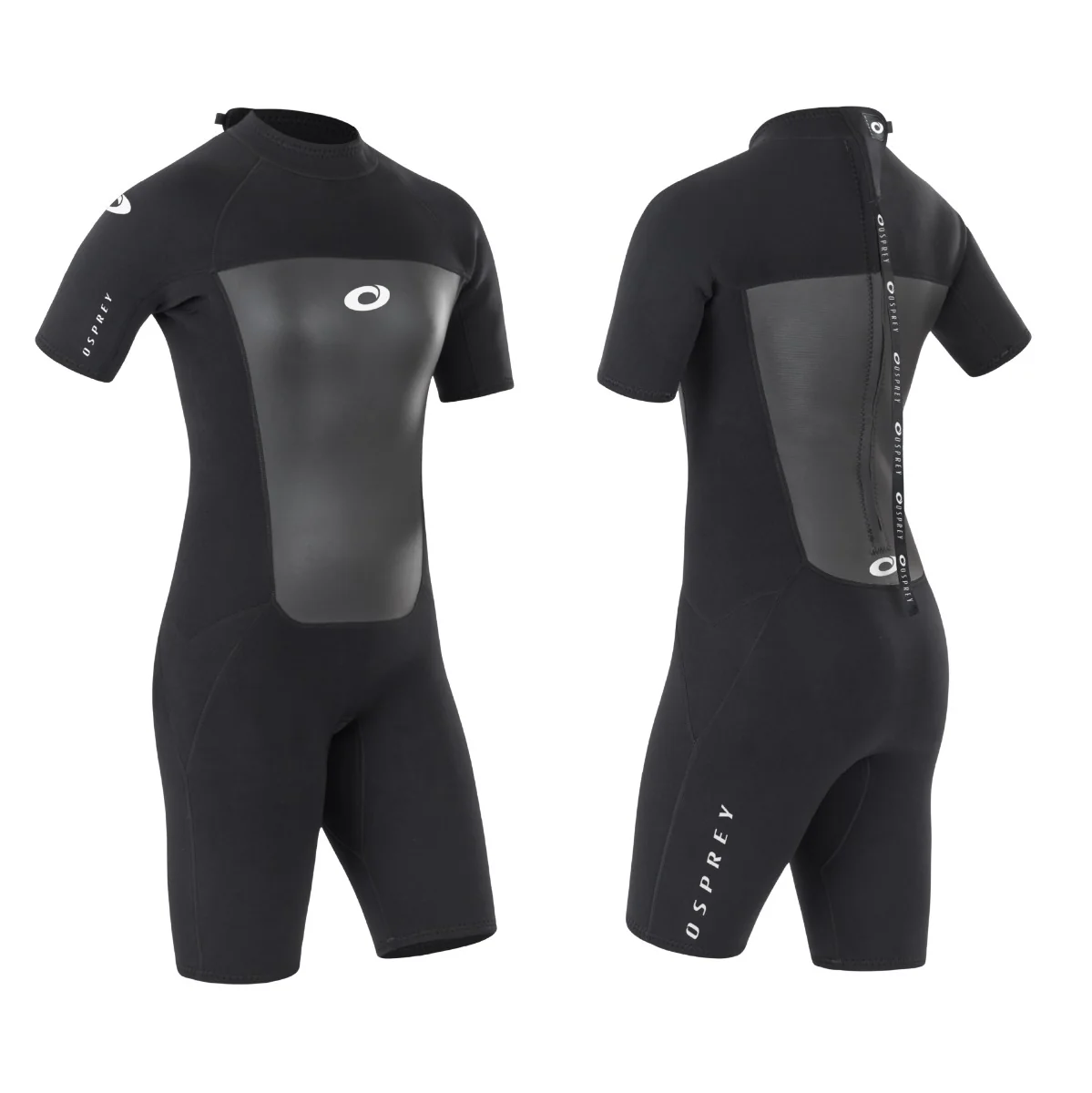 Womens 3mm Origin Shorty Wetsuit - Black - Image 7
