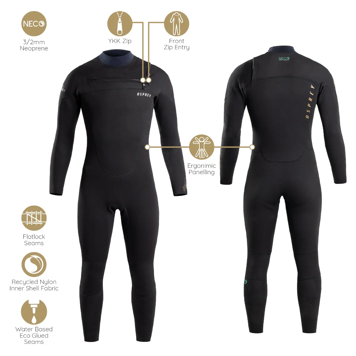 3mm Source Full Length Wetsuit Neco - Image 7