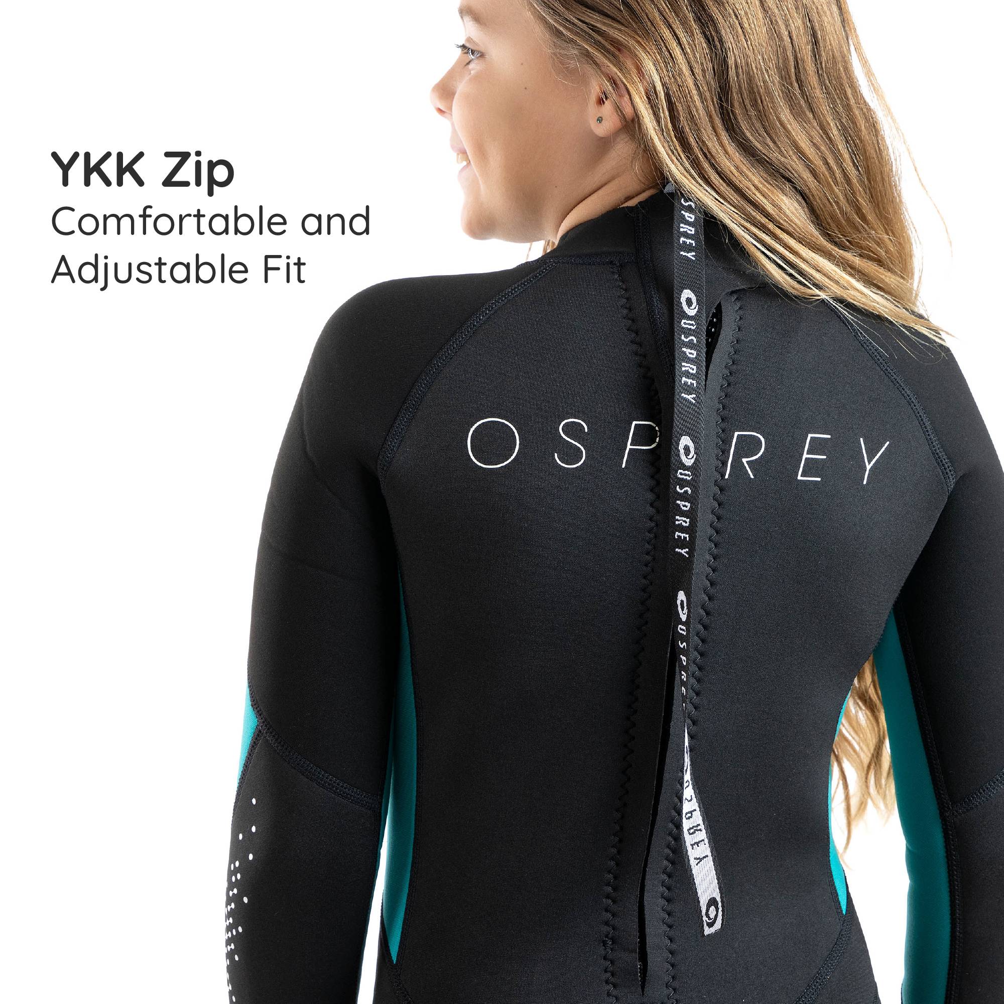 Kids 3mm Zero Full Length Summer Wetsuit - Teal - Image 5