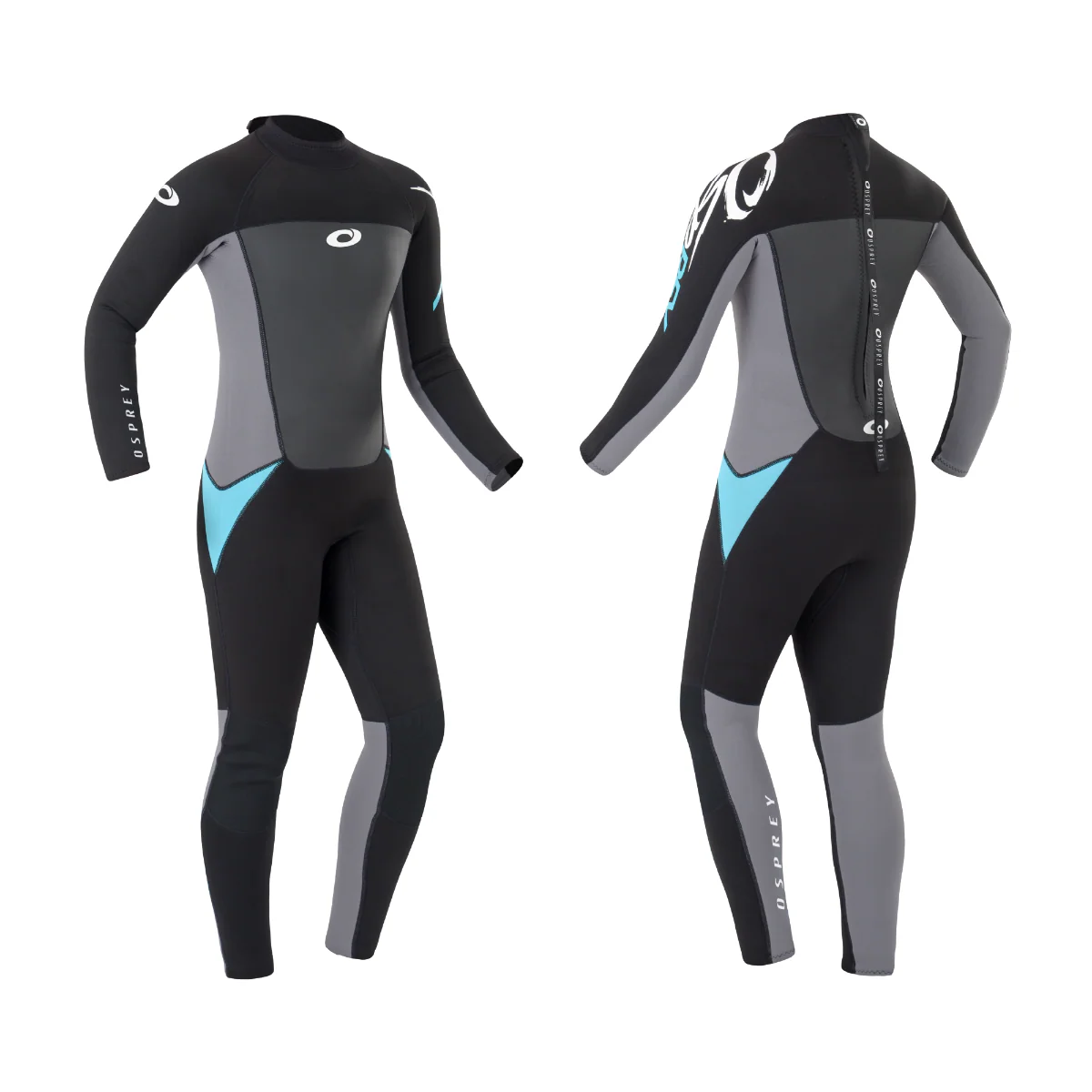 Womens 3mm Origin Full Length Wetsuit - Blue - Image 7