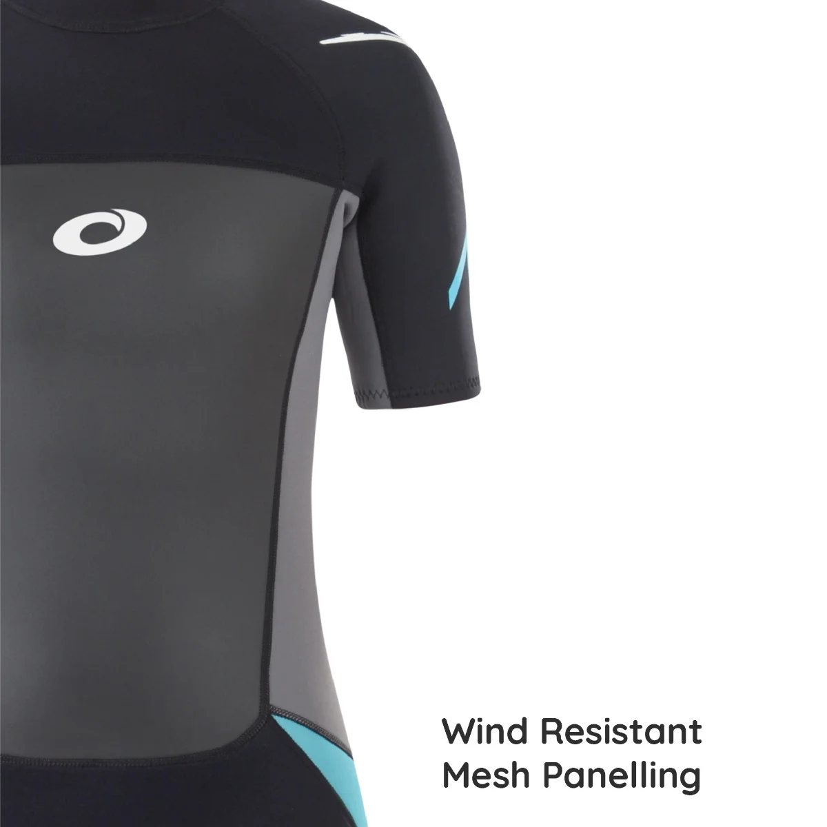 Womens 3mm Origin Shorty Wetsuit - Blue - Image 3