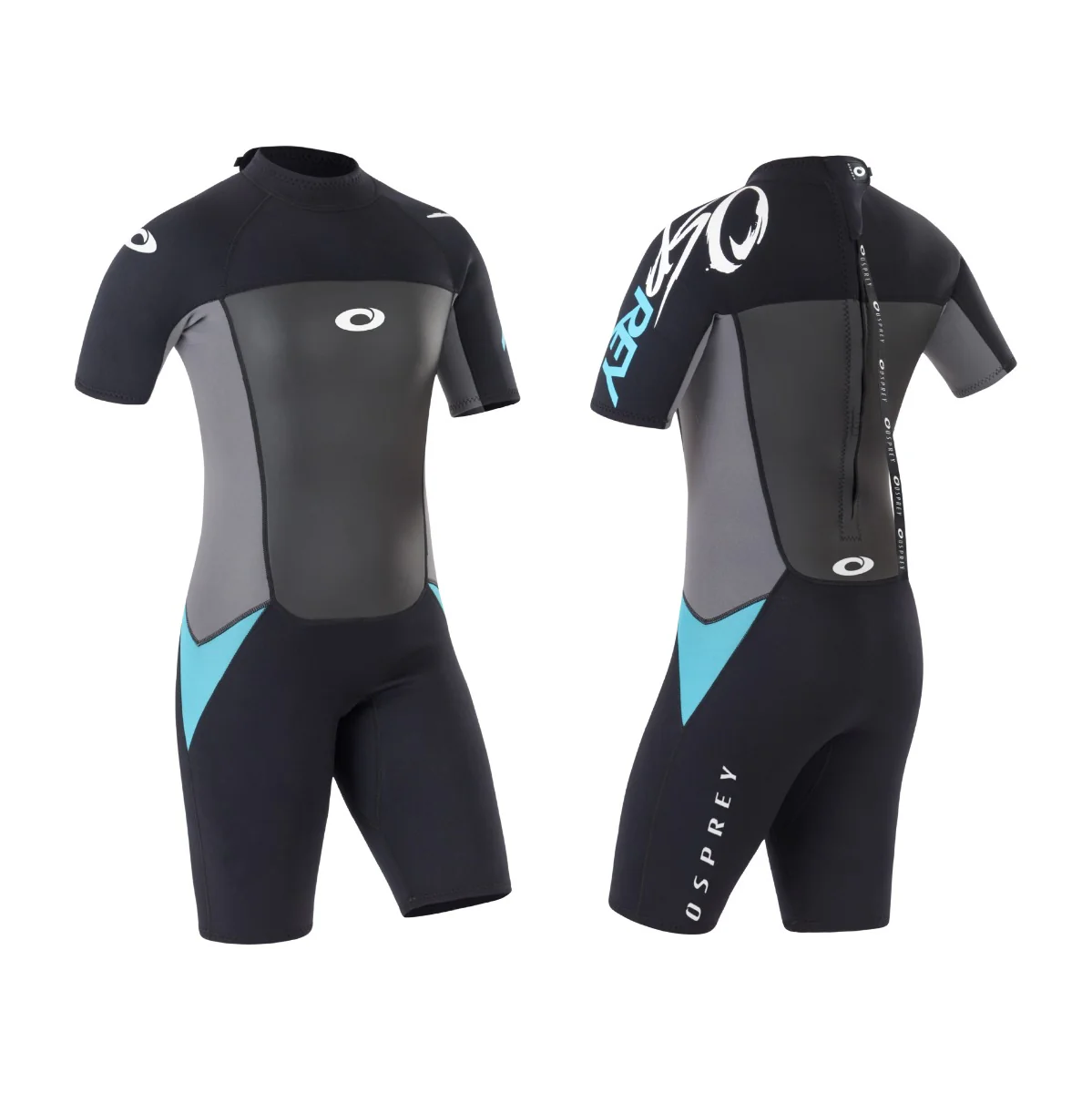 Womens 3mm Origin Shorty Wetsuit - Blue - Image 7