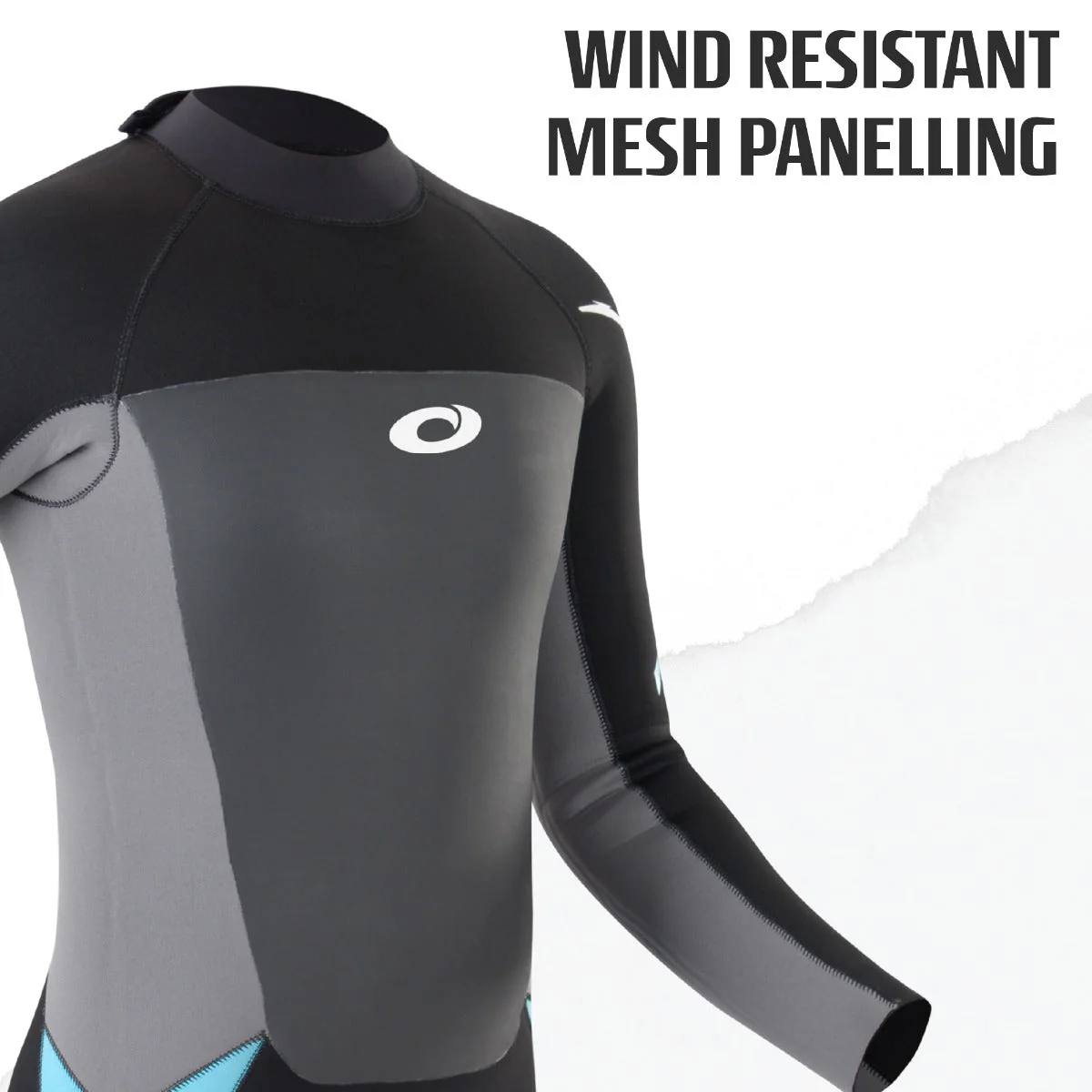 Womens 5mm Origin Full Length  Wetsuit - Blue - Image 3