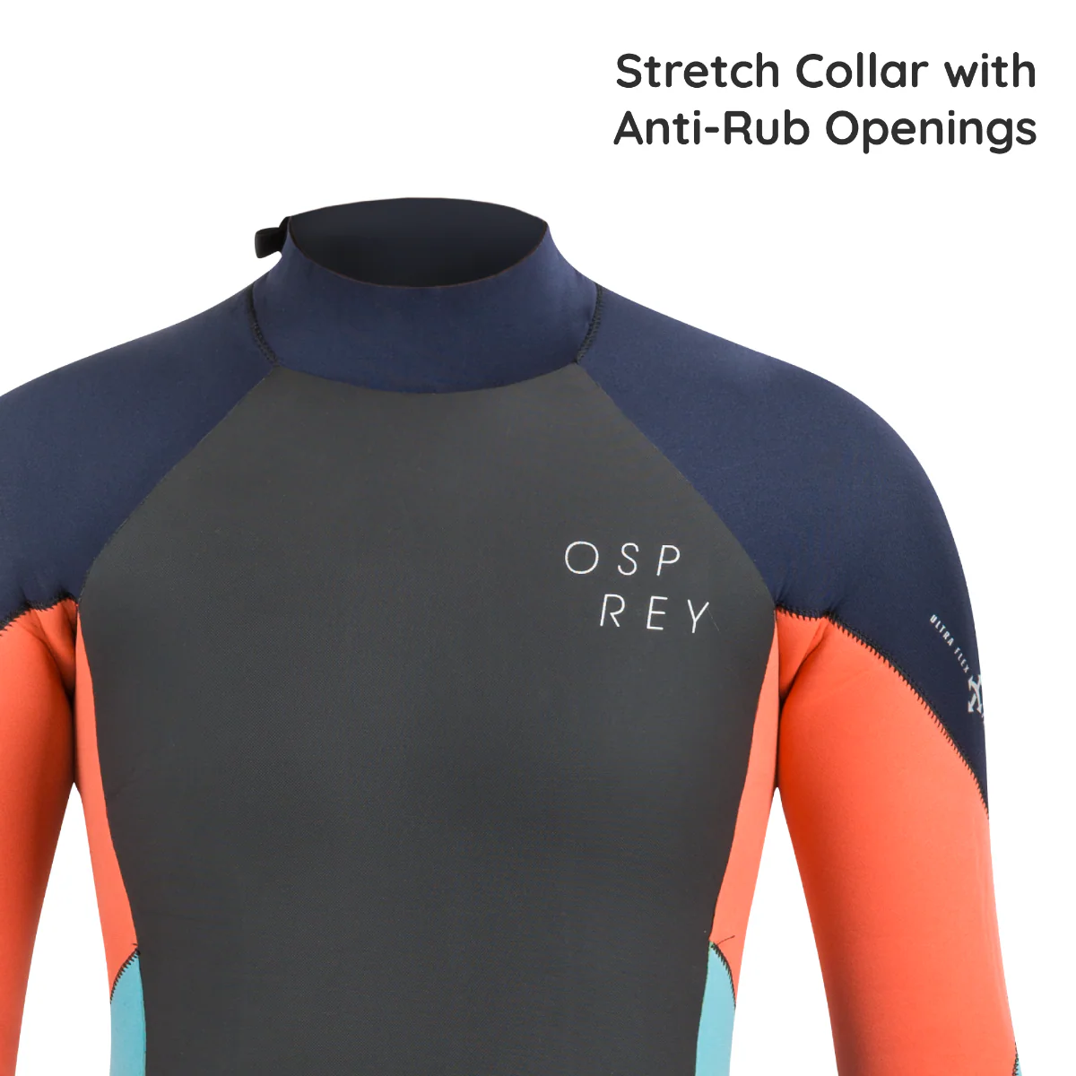 Womens 5mm Zero Full Length Wetsuit - Coral - Image 4