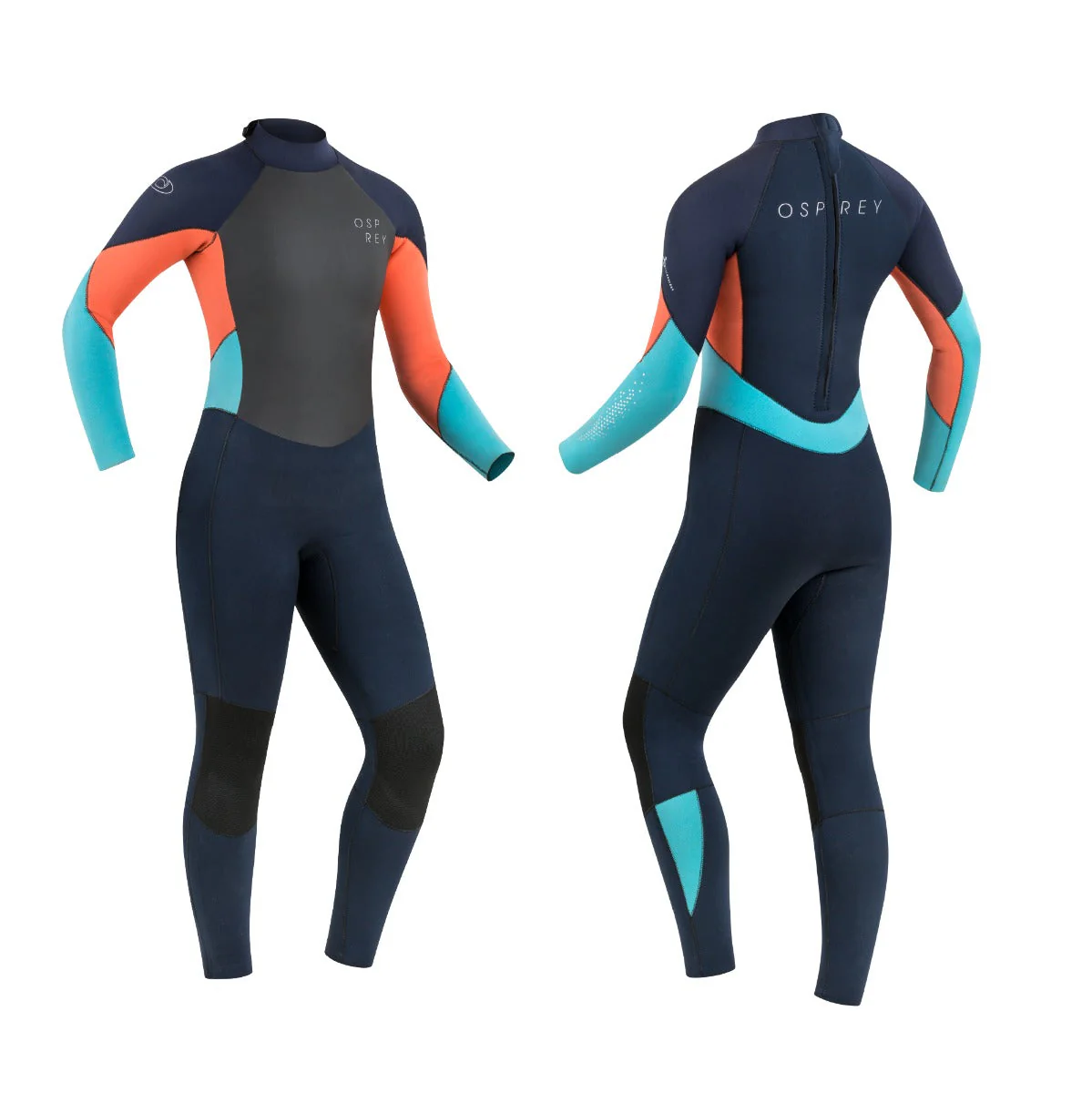Womens 5mm Zero Full Length Wetsuit - Coral - Image 8